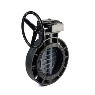 Gear-Operated UPVC plastic Butterfly Valves