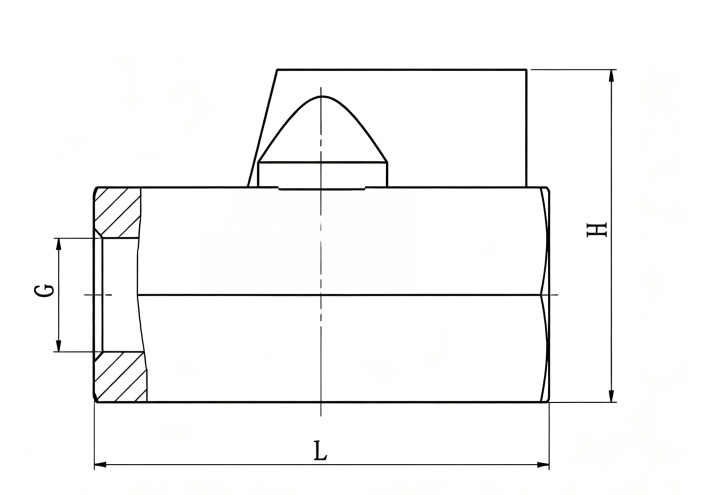 Double Female Mini Ball Valve Double Female Mini Ball Valve