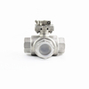 3 Way Thread Connection Stainless Steel Ball Valve
