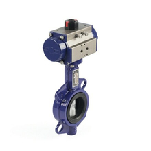 2 inch Pneumatic Actuator Wafer Butterfly Valve Supplier