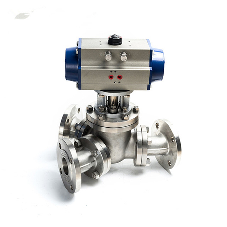 Y Type 3 Way Flanged Electric Ball Valve - Buy Y type ball valve 