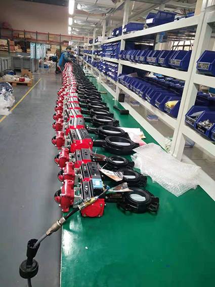 Sanitary Food Grade Butterfly Valve--Production workshop 
