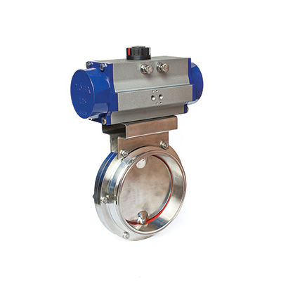 Pneumatic Sanitary Butterfly Valve
