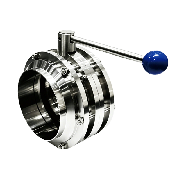 Three-Piece Sanitary Butterfly Valve