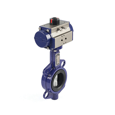 Pneumatic Wafer Butterfly Valves
