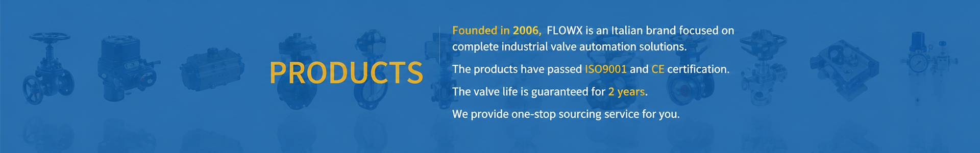 FLOWX Valve Products