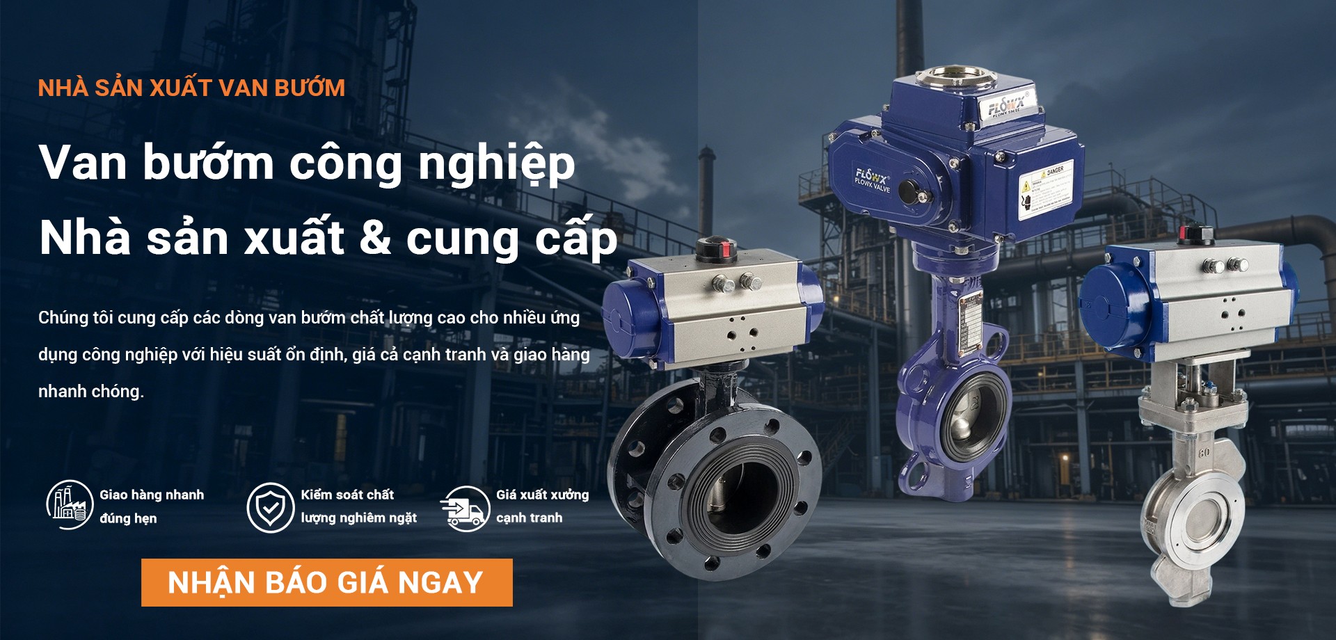 nh&agrave; sản xuất van bướm
