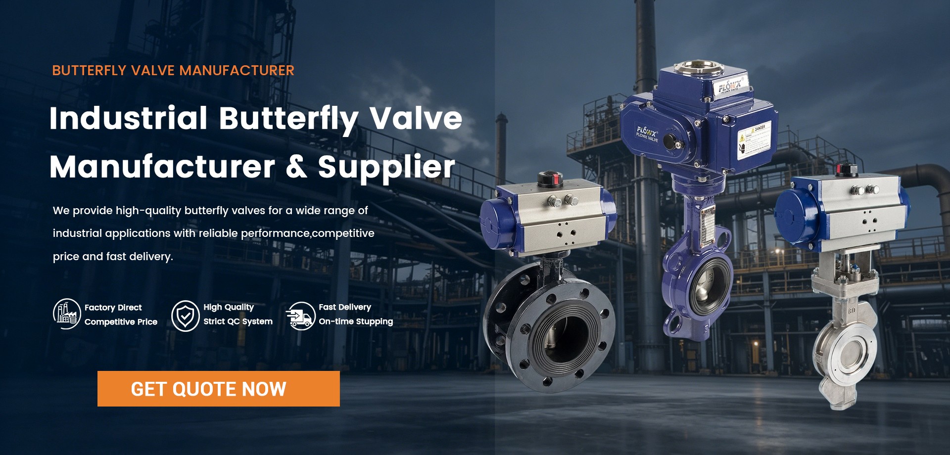 FLOWX BUTTERFLY VALVE MANUFACTURER