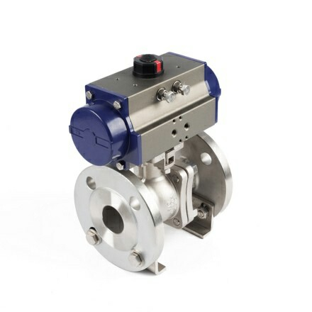 Pneumatic Actuator ANSI Flange Ball Valve
