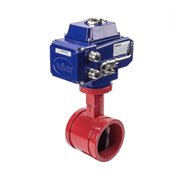 Electric Actuator Fire Safety Butterfly Valve