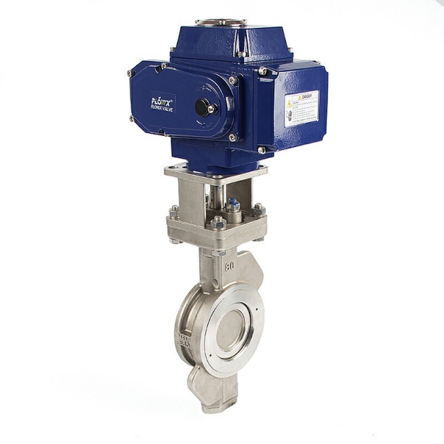 Electric Actuator Hard Seal Trip Eccentric Butterfly Valve