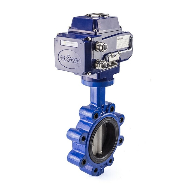 Electric Actuator Lt Lug Type Butterfly Valve