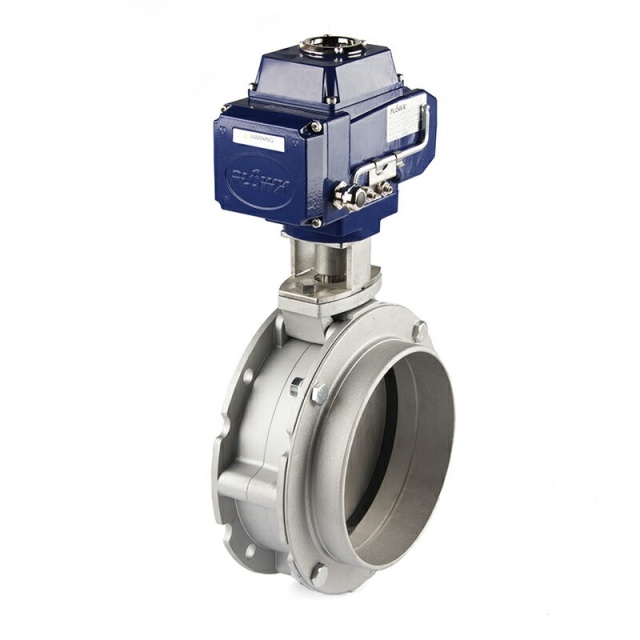 Electric Actuator Powder Butterfly Valve