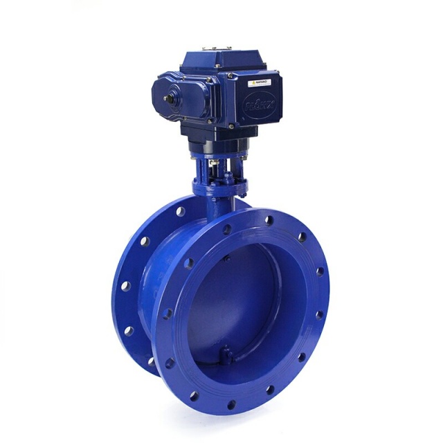 Electric Actuator Ventilation Butterfly Valve
