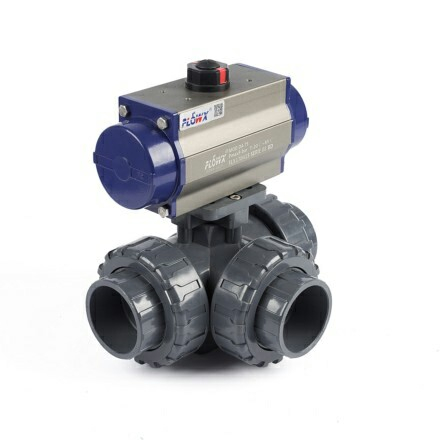 Pneumatic Way True Union Ball Valve