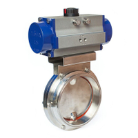 Sanitary Butterfly Valve With Pneumatic Actuator