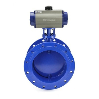 sanitary butterfly valve with pneumatic actuator