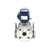 Electrically Actuated 3 Way Ball Valve